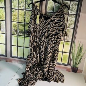 Michael Kors black/gold dress